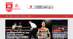 Desktop Screenshot of boxingwales.com