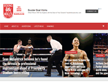 Tablet Screenshot of boxingwales.com